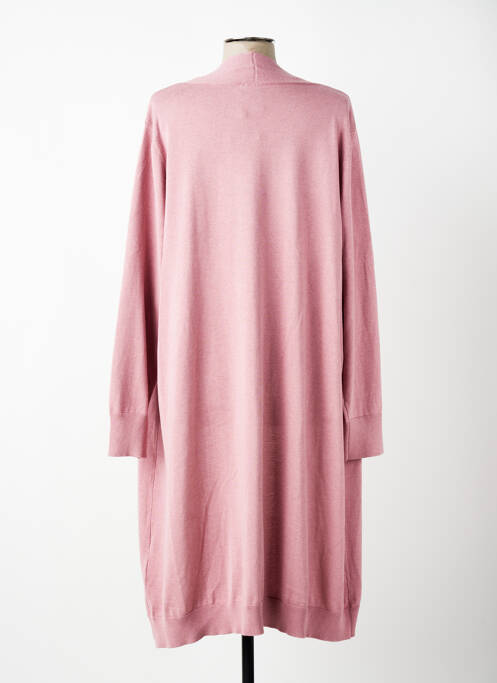 Gilet manches longues manches longues rose CISO femme