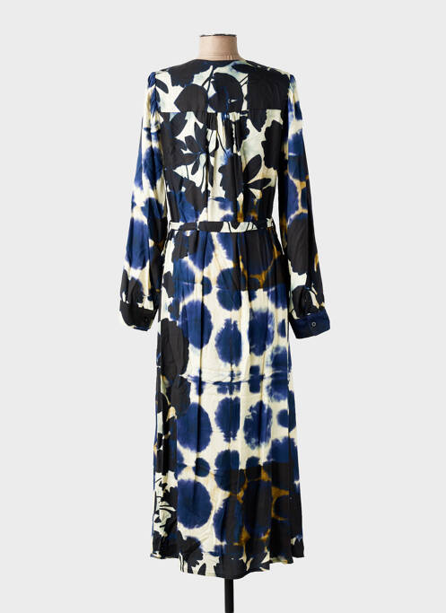 Robe longue manches longues manches longues noir LA FEE MARABOUTEE femme