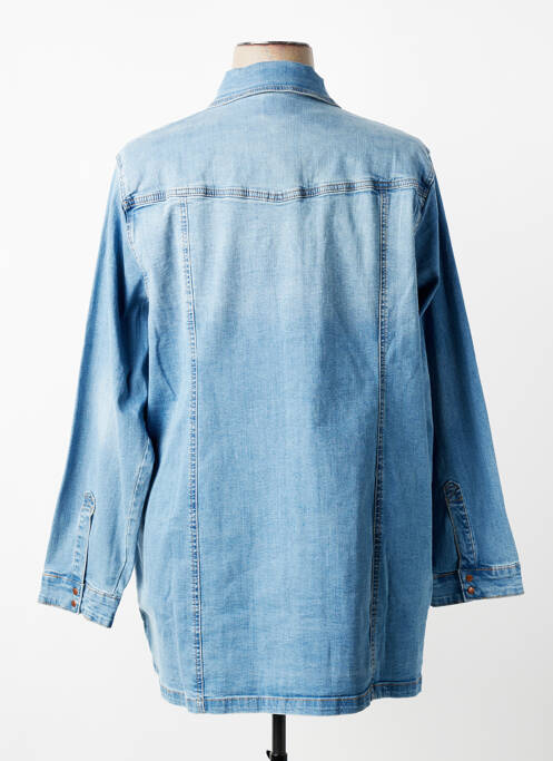 Veste casual coupe droite bleu CISO femme