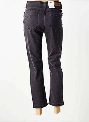 Jeans coupe droite stretch taille normale noir JULIE GUERLANDE femme