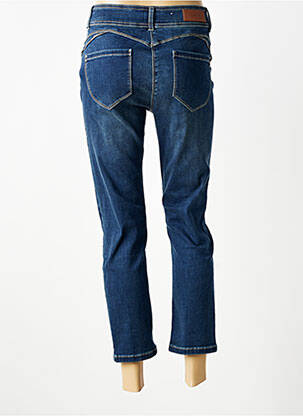 Jeans coupe slim stretch taille normale bleu JULIE GUERLANDE femme