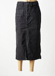 Jupe longue coupe droite noir KAFFE femme