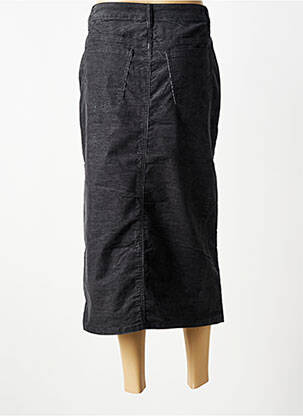 Jupe longue coupe droite noir KAFFE femme