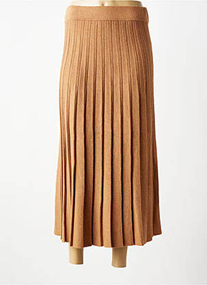 Jupe longue taille normale marron MARBLE femme