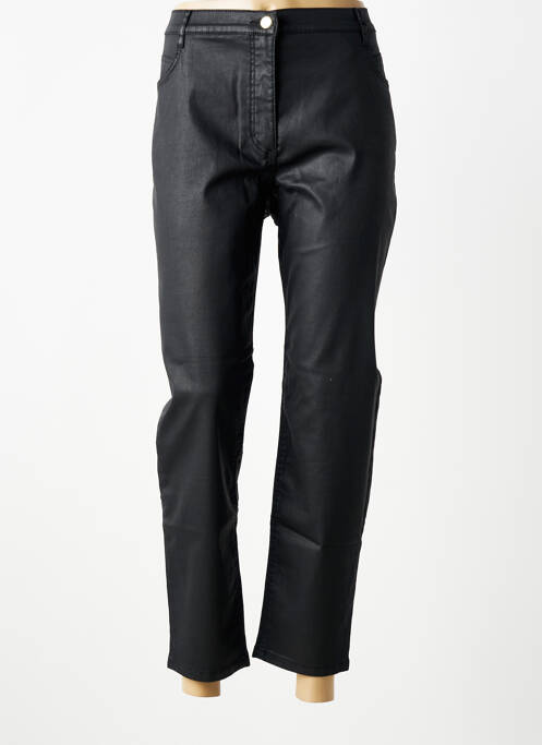 Pantalon 7/8 fermeture zippée sous rabat boutonné taille normale noir BETTY BARCLAY femme