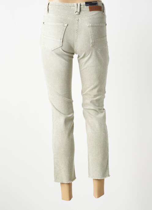 Jeans coupe slim stretch taille normale vert BETTY BARCLAY femme