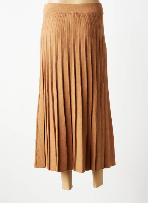 Jupe longue taille normale marron MARBLE femme