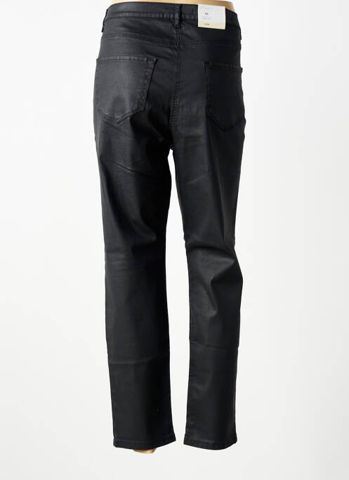 Pantalon 7/8 fermeture zippée sous rabat boutonné taille normale noir BETTY BARCLAY femme