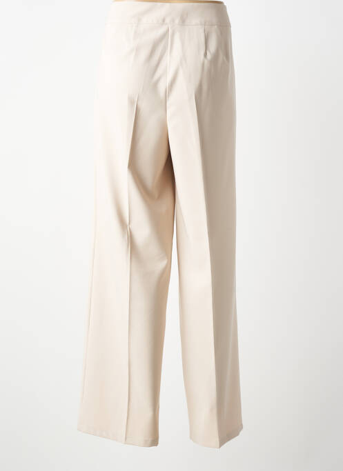 Pantalon large fermeture zip latéral taille normale beige BETTY BARCLAY femme