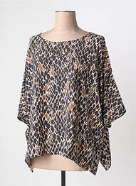 Blouse col rond manches 3/4 noir BETTY BARCLAY femme