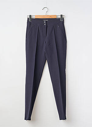 Pantalon slim taille haute taille haute bleu BETTY BARCLAY femme