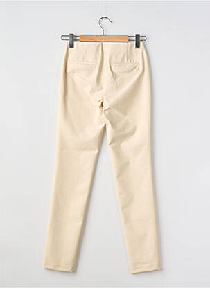 Pantalon slim taille haute taille haute beige BETTY BARCLAY femme