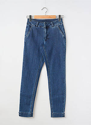 Jeans coupe slim stretch taille normale bleu KAFFE femme