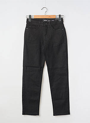 Jeans coupe slim stretch taille haute noir JENSEN femme