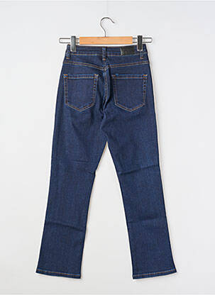 Jeans coupe slim tissage brut taille haute bleu KAFFE femme