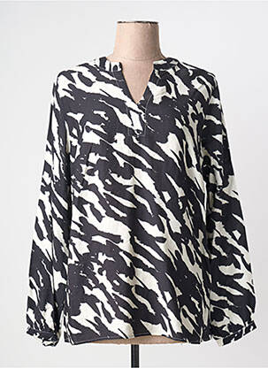 Blouse manches longues manches longues noir CISO femme