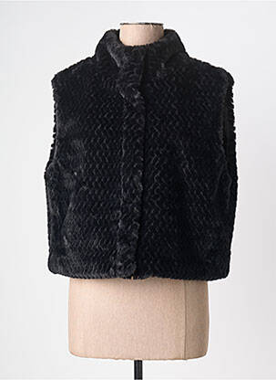 Gilet sans manche poches noir TUZZI femme