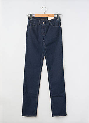 Jeans skinny tissage brut taille haute bleu BETTY BARCLAY femme