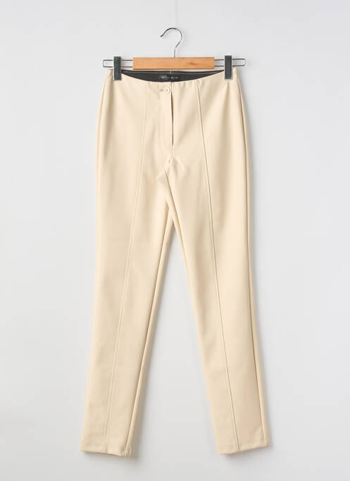 Pantalon slim stretch taille haute beige BETTY BARCLAY femme