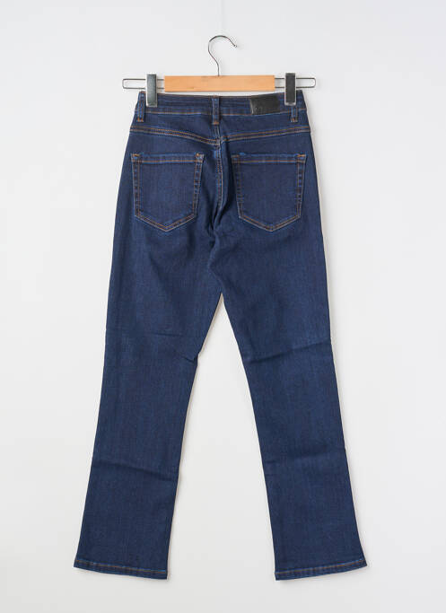 Jeans coupe slim tissage brut taille haute bleu KAFFE femme
