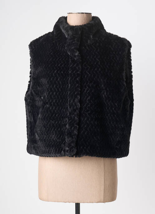 Gilet sans manche poches noir TUZZI femme