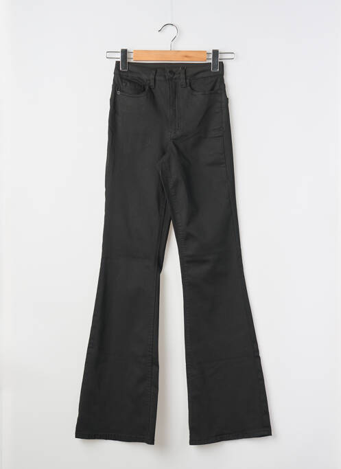 Jeans bootcut taille haute taille haute noir KAFFE femme