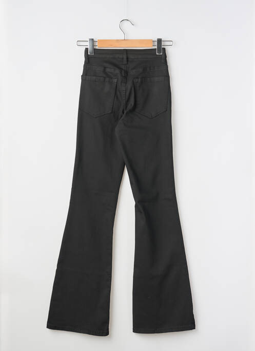 Jeans bootcut taille haute taille haute noir KAFFE femme