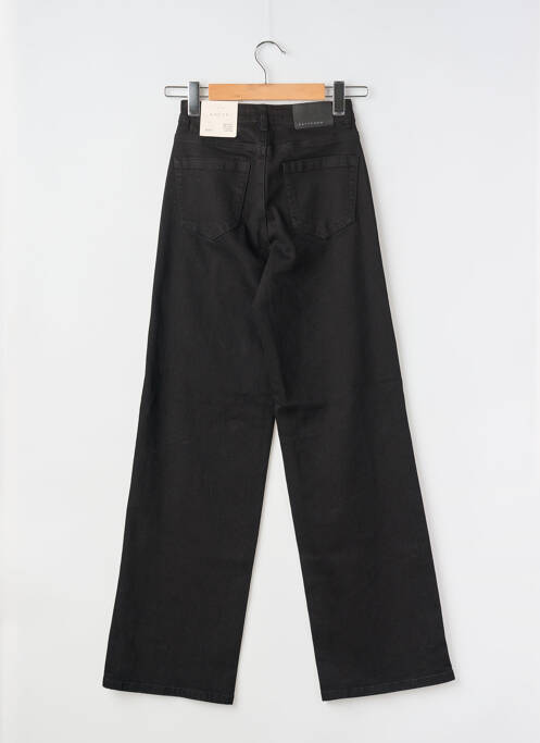 Jeans coupe large stretch taille haute noir KAFFE femme