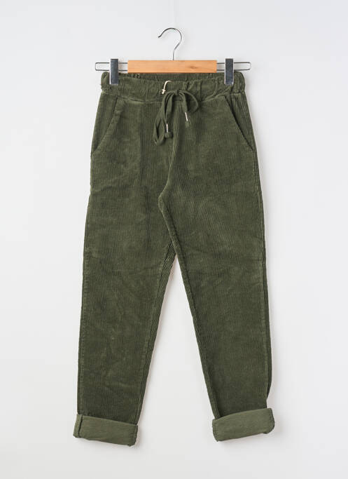 Jogging stretch taille normale vert LES IMPATIENTES femme