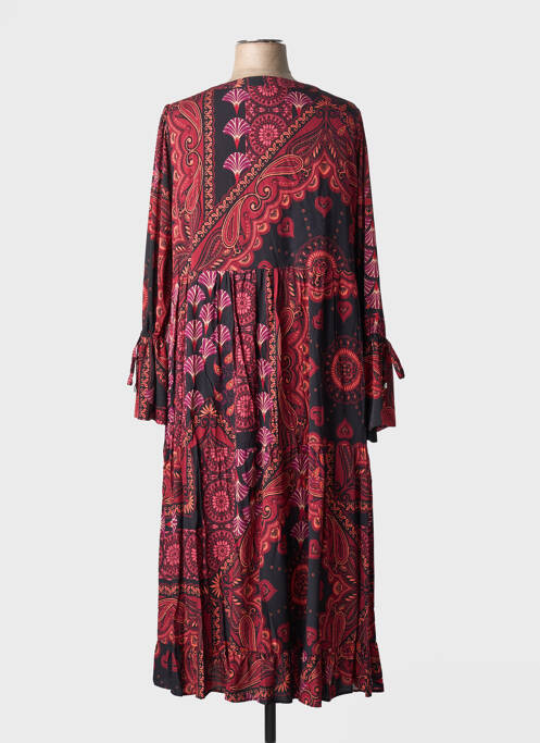 Robe longue manches longues manches longues noir JEAN MARC PHILIPPE femme