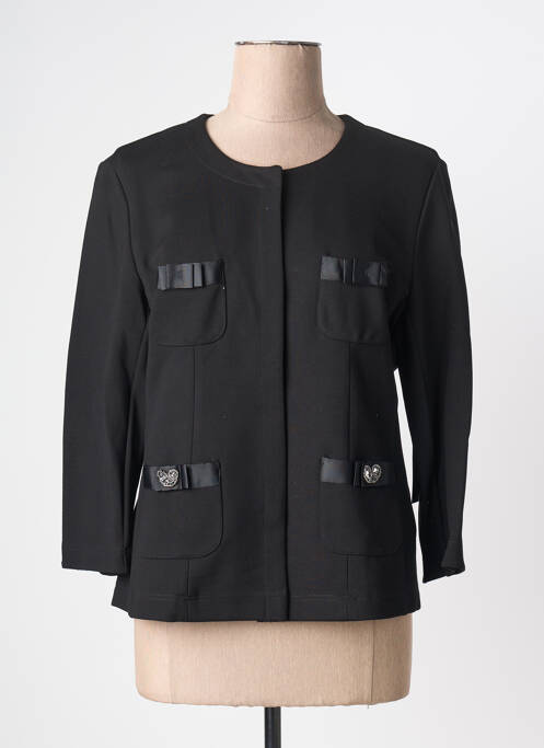 Veste chic col rond noir BETTY BARCLAY femme