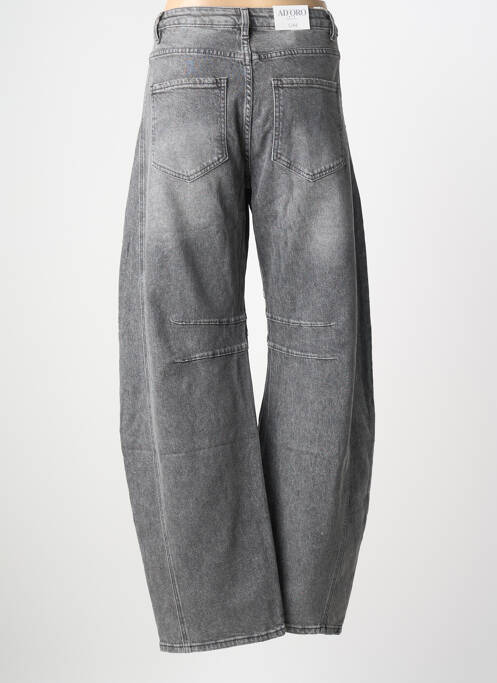 Jeans boyfriend poches gris AD'ORO femme