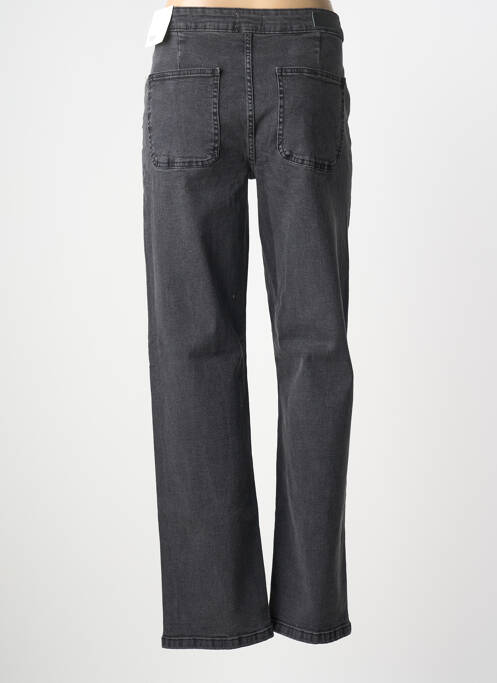 Jeans coupe droite poches gris ICHI femme