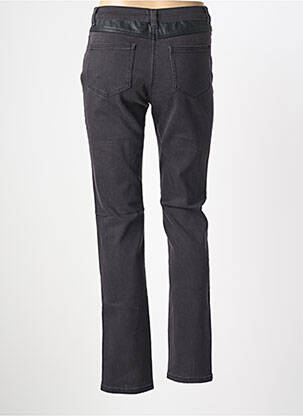 Jeans coupe slim stretch taille normale noir JULIE GUERLANDE femme