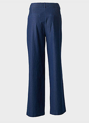 Jeans coupe droite stretch taille normale bleu ICHI femme