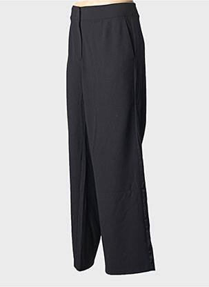 Pantalon droit tissage crêpe taille normale noir BETTY BARCLAY femme