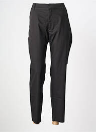 Pantalon 7/8 taille à pinces taille normale noir KAFFE femme