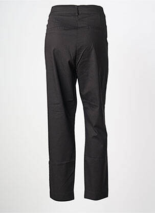 Pantalon 7/8 taille à pinces taille normale noir KAFFE femme