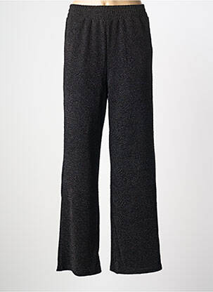 Pantalon flare stretch taille normale noir ICHI femme