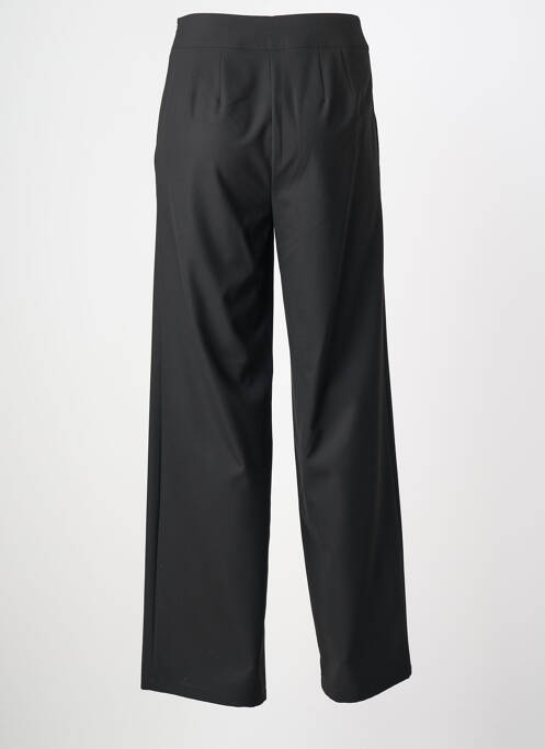 Pantalon droit tissage crêpe taille haute noir BETTY BARCLAY femme