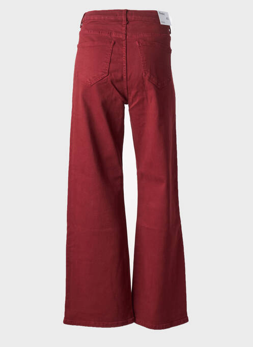 Jean coupe flare stretch taille normale rouge MONDAY femme