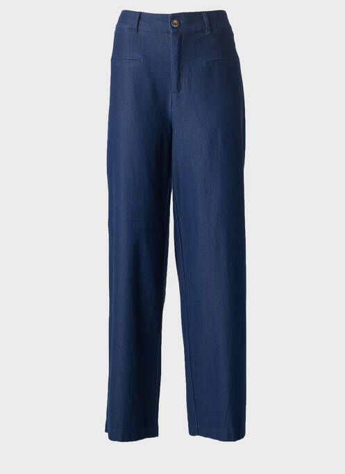 Jeans coupe droite stretch taille normale bleu ICHI femme