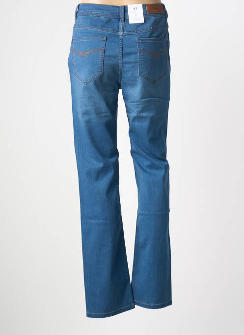 Jeans coupe slim stretch taille normale bleu JULIE GUERLANDE femme