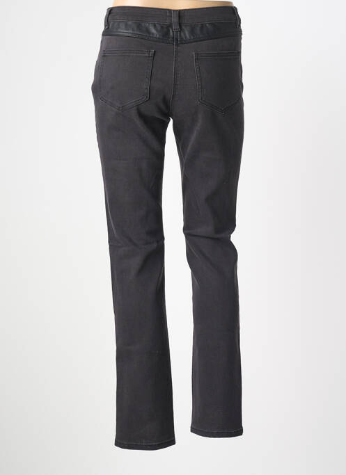 Jeans coupe slim stretch taille normale noir JULIE GUERLANDE femme