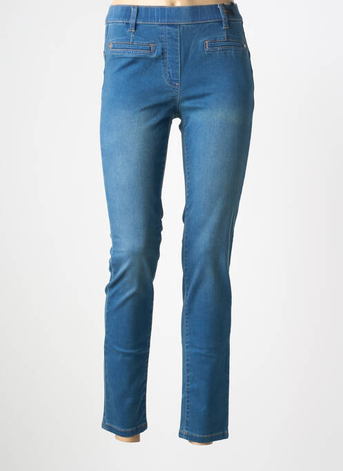 Jegging tissage denim taille normale bleu JULIE GUERLANDE femme