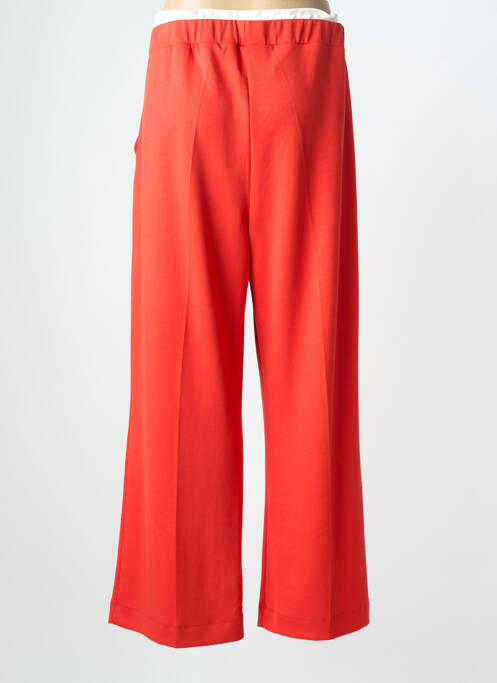 Pantalon droit stretch taille normale rouge TUZZI femme