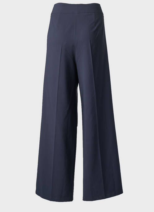 Pantalon large fermeture zippée sous rabat boutonné taille normale bleu BETTY BARCLAY femme