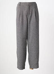 Pantalon 7/8 taille haute taille haute gris KAFFE femme