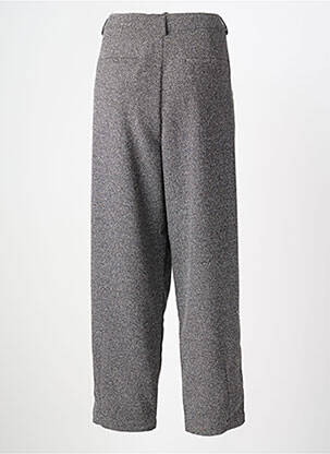 Pantalon 7/8 taille haute taille haute gris KAFFE femme