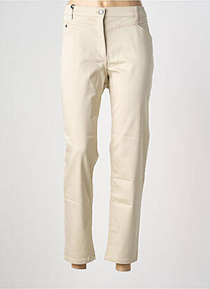 Pantalon 7/8 stretch taille normale beige clair BETTY BARCLAY femme